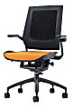 Raynor® BodyFlex Task Chair, 42 1/10"H x 25 7/10"W x 23 1/5"D, Orange/Black