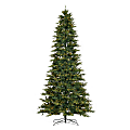 Nearly Natural Belgium Fir 132”H Artificial Christmas Tree With LED Lights And Bendable Branches, 132”H x 58”W x 58”D, Green 1 thumbnail image