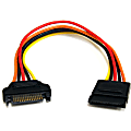 StarTech.com 8in 15 pin SATA Power Extension Cable - Extend SATA Power Connections by up to 8in - 8" sata power extension cable - 8" sata power extension cord - 8 inch sata power male female - sata power extender - sata power extension cable 1 thumbnail image