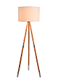 Kenroy Home Jordon Floor Lamp, 61"H, Natural Woodgrain Base/Cream Shade 1 thumbnail image