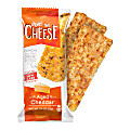 Just The Cheese Aged Cheddar Bars, 0.08 Oz, 2 Bars Per Pack, Carton Of 24 Packs