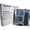 Gigabyte MB10-DS3 Server Motherboard - Intel Chipset - Socket BGA-1667 - Mini ITX - Intel Xeon D-1541 - 32 GB DDR4 SDRAM Maximum RAM - UDIMM, RDIMM, DIMM - 4 x Memory Slots - Gigabit Ethernet - 6 x SATA Interfaces 1 thumbnail image
