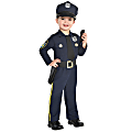 Amscan Police Officer Toddler Boys' Halloween Costume, 2T, Blue