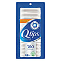 Q-tips Cotton Swabs With Antimicrobial Protection, 1", White, Box Of 300 Swabs, Pack Of 12 Boxes