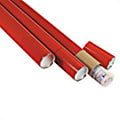 Office Depot® Brand 3-Piece Telescopic Mailing Tubes, 3" x 24", 80% Recycled, Red, Pack Of 24