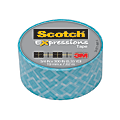 Scotch® Expressions Tape With Dispenser, 3/4" x 300", Classic Triangle 1 thumbnail image