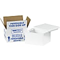 Partners Brand Brand Insulated Corrugated Cartons, 6" x 4 1/2" x 3", Pack Of 24