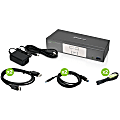 IOGEAR 2-Port DisplayPort KVMP Switch with USB 3.0 Hub (TAA Compliant) - 2 Computer(s) - 1 Local User(s) - GCS1902 1 thumbnail image