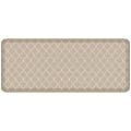 GelPro Designer Comfort Polyurethane Anti-Fatigue Mat For Hard Floors, 20” x 48”, Trellis Khaki