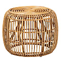 bali & pari Maverick End Table, 17"H x 20"W x 20"D, Natural Brown 1 thumbnail image