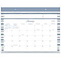 Leah Bisch™ for Cambridge® 2026 Monthly Desk Pad Calendar, Stripe, Standard, 21 3/4" x 17" 1 thumbnail image