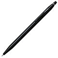 Cross® Click Ballpoint Gel Pen, Medium Point, 0.7 mm, Black Barrel, Black Ink