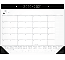 AT-A-GLANCE® Contemporary Monthly Academic Desk Pad Calendar, 21-3/4" x 17", July 2020 To June 2021, AY24X00