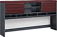 Ameriwood™ Home Pursuit Hutch, Cherry/Gray