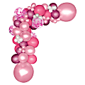Amscan Balloon Garland Kit, 24", Pink, Pack Of 70 Balloons 1 thumbnail image