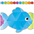 Teacher Created Resources Die-Cut Border Trim Strips, 2-3/4" x 35", Colorful Fish, Pack Of 12