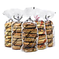 Just Bagels Assorted Bagels, Assorted Flavors, 6 Bagels Per Pack, Case Of 5 Packs