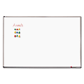 Quartet® Melamine Non-Magnetic Dry-Erase Whiteboard, 36" x 48", Aluminum Frame With Silver Finish