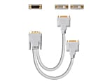 Belkin DVI Splitter Video Cable - 1 ft DVI Video Cable for Video Device - First End: DVI-D Digital Video - Male - Second End: 2 x DVI-D Digital Video - Female - Splitter Cable - Black 1 thumbnail image