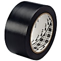 3M™ 764 Vinyl Tape, 3" Core, 2" x 36 Yd., Black, Case Of 6 1 thumbnail image