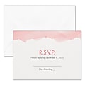 Custom Shaped Wedding & Event Response Cards With Envelopes, 4-7/8" x 3-1/2", Picturesque Watercolor, Box Of 25 Cards