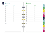 Emily Ley Simplified Daily Refill, 5-1/2" x 8-1/2", January To December 2020, EL100-4311   1 thumbnail image