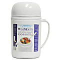 Brentwood Wide-Mouth Glass Vacuum/Foam Insulated Food Thermos, 16.9 Oz, Gray 1 thumbnail image