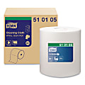 Tork® Cleaning Cloth, 12.6 x 13.3, White, 1,100 Wipes/Roll 1 thumbnail image