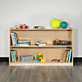 Flash Furniture Wooden School Classroom Storage Cabinet, 30"H x 48"W x 15"D, Natural 1 thumbnail image