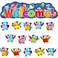 Trend Owl-Stars! Welcom Bulletin Board Set - 1, 36 (Welcome, Owl) Shape - 18" Height x 55.25" Width - Multicolor - 38 / Set 1 thumbnail image