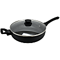 Oster Ashford 5-Quart Aluminum Sauté Pan, Black 1 thumbnail image