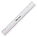 Office Depot® Brand Aluminum Beveled Edged Ruler, 12"