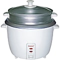 Brentwood® 4-Cup Rice Cooker And Steamer, White