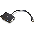 C2G Mini DisplayPort To HDMI or VGA Adapter Converter