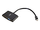 C2G Mini DisplayPort To HDMI or VGA Adapter Converter