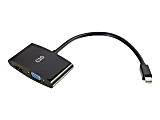 C2G Mini DisplayPort To HDMI or VGA Adapter Converter 1 thumbnail image