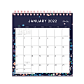 Blue Sky™ Monthly Desk Calendar, 6”H x 6”W, Rebekah Cool, January To December 2022, 136575
