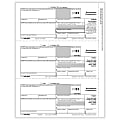 ComplyRight™ 1099-NEC Tax Forms, 3-Part, 3-Up, Recipient Copies B/2, Laser, 8-1/2" x 11", Pack Of 150 Forms