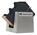 Martin Yale® Premier Tabletop Paper Jogger, Gray/Black/Brown