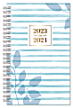 2023-2024 Office Depot® Brand Fashion Weekly/Monthly Academic Planner, 5" x 8", Leaves Blue, July 2023 to June 2024, NW558PPL 1 thumbnail image