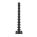 Eurostyle Sapiens 60"H 10-Shelf Bookcase, Anthracite 1 thumbnail image