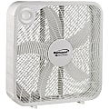 Brentwood Kool Zone F-20SW 20" Box Fan - 20" Fan Diameter - 3 Speed - Quiet, Removable Grill - White 1 thumbnail image
