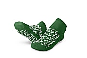Medline Double-Tread Terrycloth Slippers, Medium, Green, Pack Of 48 Pairs 1 thumbnail image