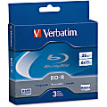 Verbatim® 10711225 BD-R Blu-Ray Discs™, Pack Of 3