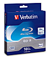 Verbatim® BD-R 25GB 16X Disc Spindle, Box Of 10