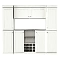 Inval® Shaker-Style 4-Piece Melamine Buffet Storage System, 70-7/8"H x 78-3/4"W x 16-9/16"D, Washed Oak 1 thumbnail image