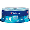 Verbatim BD-R LTH Type 25GB 6X with Branded Surface - 20pk Spindle - BD-R - 6x - 25GB - 20pk Spindle 1 thumbnail image