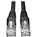 Eaton Tripp Lite Series Cat6 Gigabit Snagless Molded (UTP) Ethernet Cable (RJ45 M/M), PoE, Black, 100 ft. (30.5 m) - N201100BK 1 thumbnail image