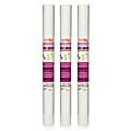 Con-Tact Brand Dry-Erase Adhesive Rolls, 18" x 6', White, Pack Of 3 Rolls