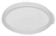 Cambro Seal Covers For 2-4 Qt Camwear Round Food Containers, Translucent, Pack Of 12 Covers 1 thumbnail image